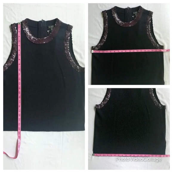 NWT J. Crew Sequin Crewneck Shell Top - Picture 8 of 8